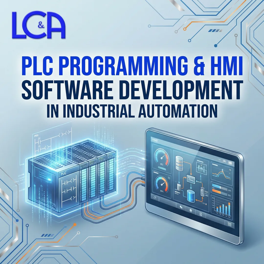 PLC Programming and HMI Software Development in Industrial Automation