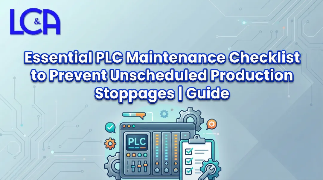 Cover image for Essential PLC Maintenance Checklist to Prevent Unscheduled Production Stoppages | Guide