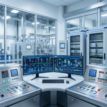 Advanced industrial power control systems with digital monitoring displays