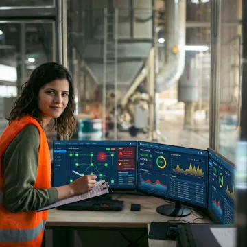 Industrial cybersecurity monitoring system protecting manufacturing network infrastructure