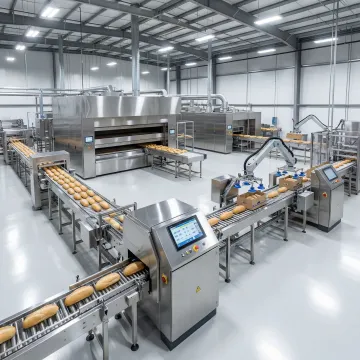 Advanced automated food and beverage manufacturing production line