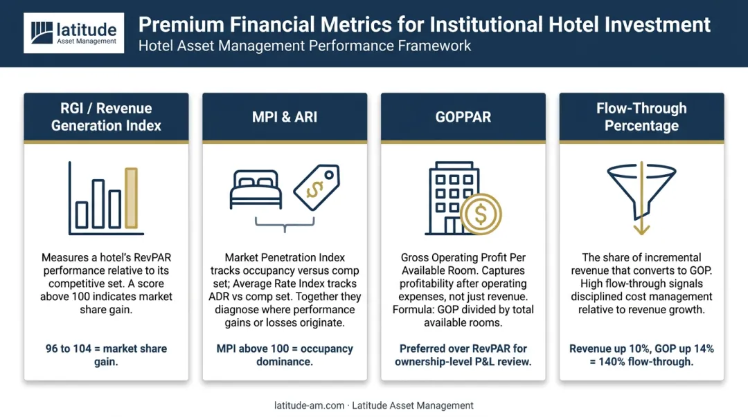 Four key hotel investment performance metrics asset managers use to evaluate GMs