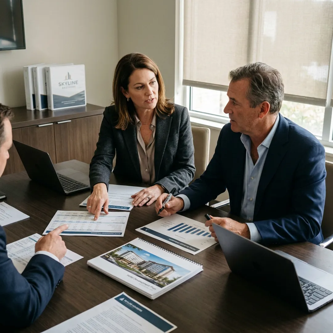 Hotel investment strategy planning session
