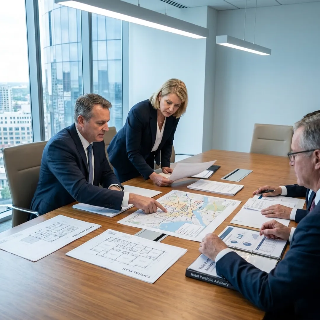 Family office hotel investment advisory meeting