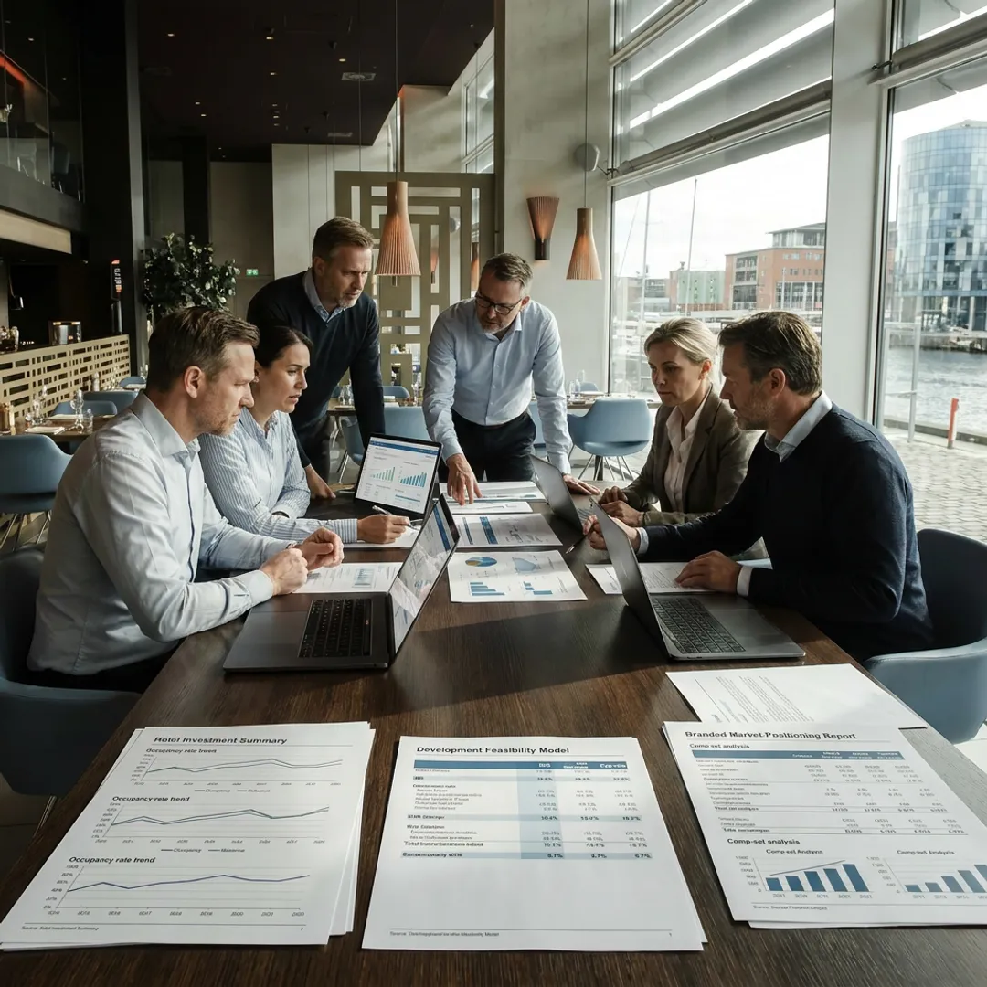 Hotel feasibility consultants analyzing market data
