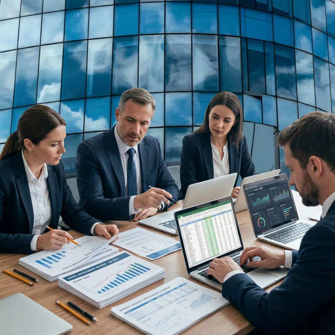 Hotel investment financial analysis meeting