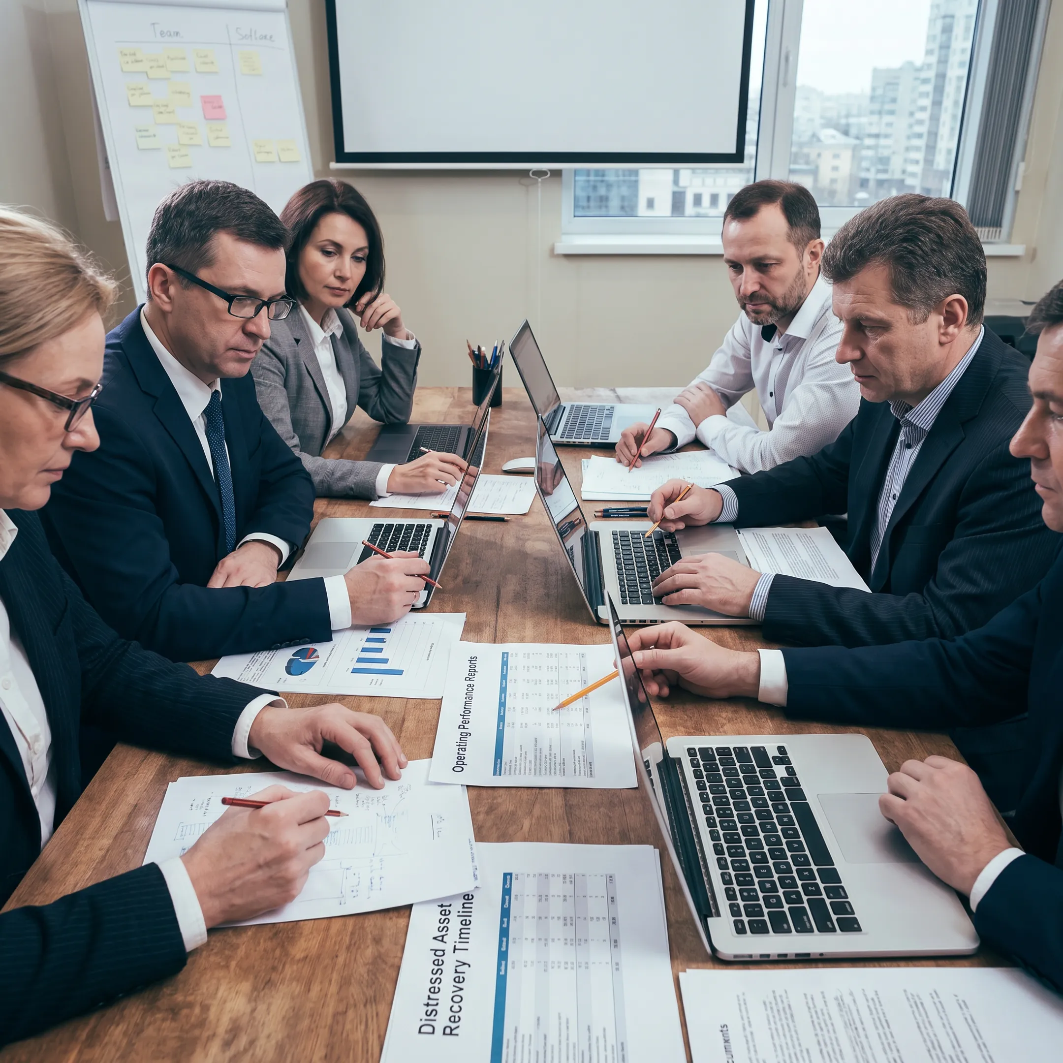 Hospitality advisors developing a hotel recovery strategy
