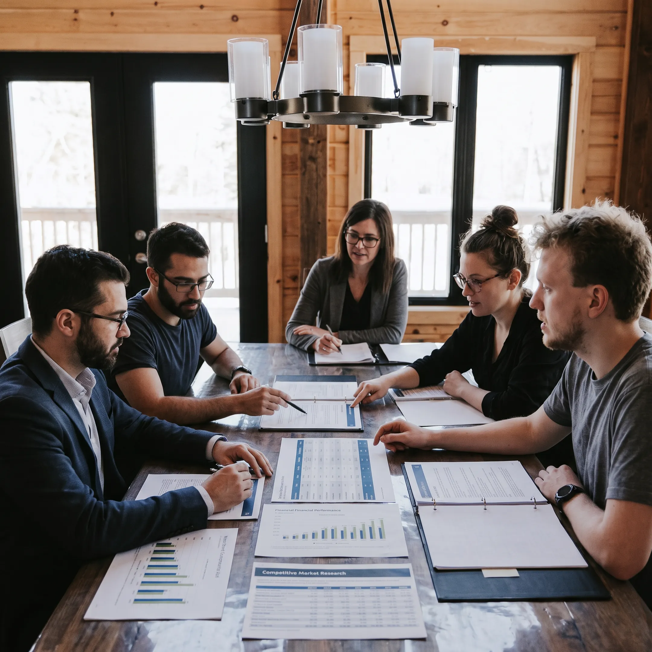 Advisors evaluating hotel brand and market positioning