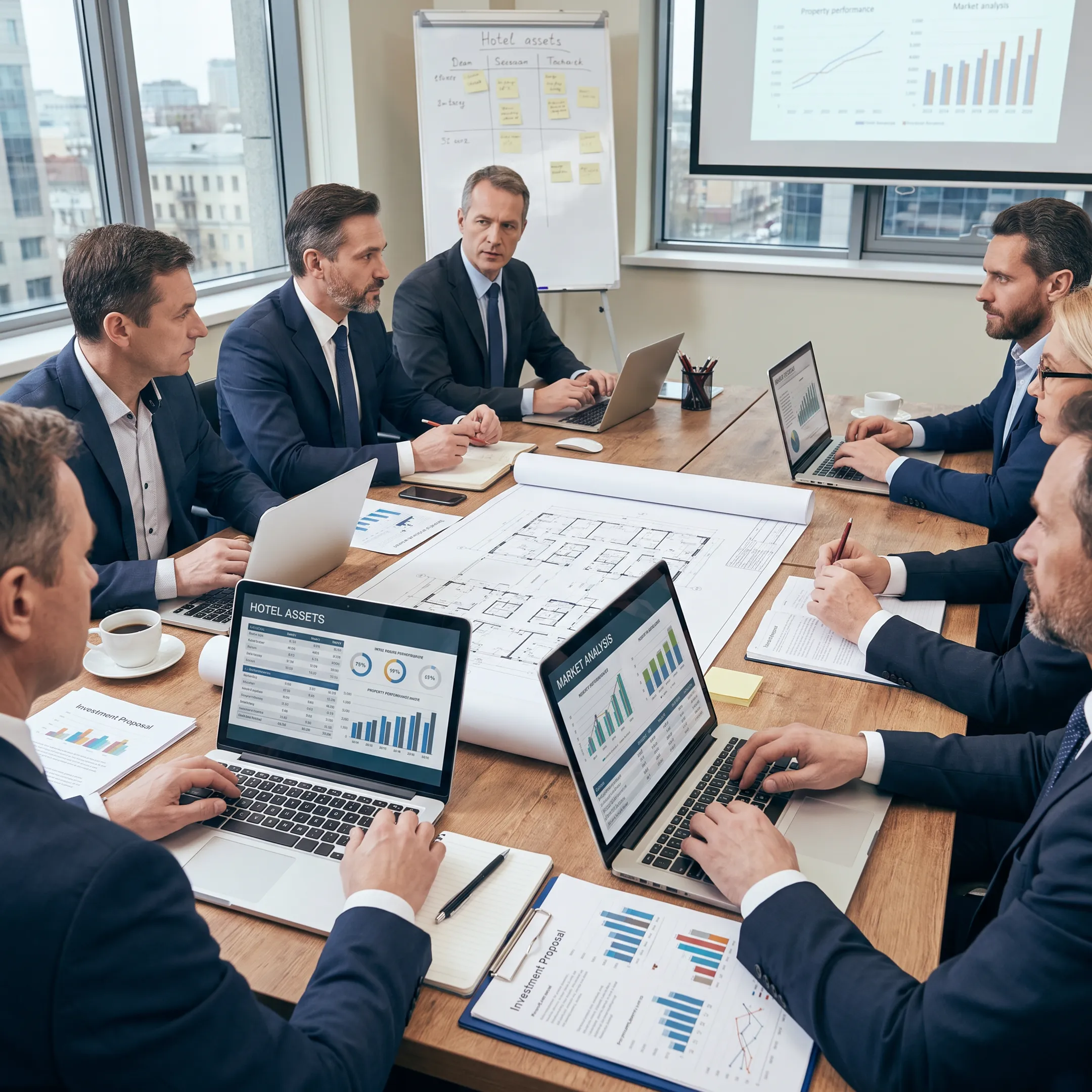 Advisors planning a hotel investment strategy