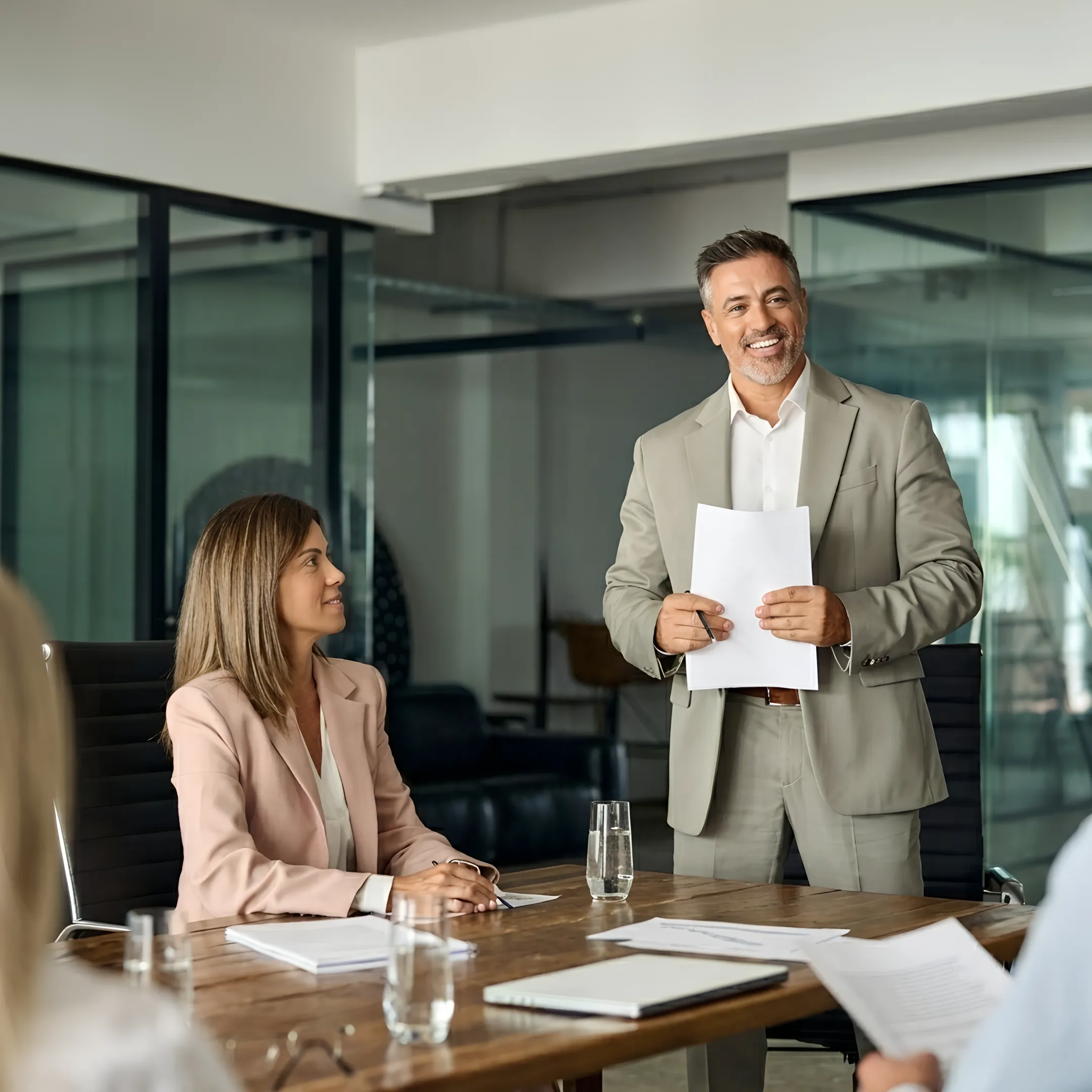 Strategic executive consulting presentation for corporate leadership