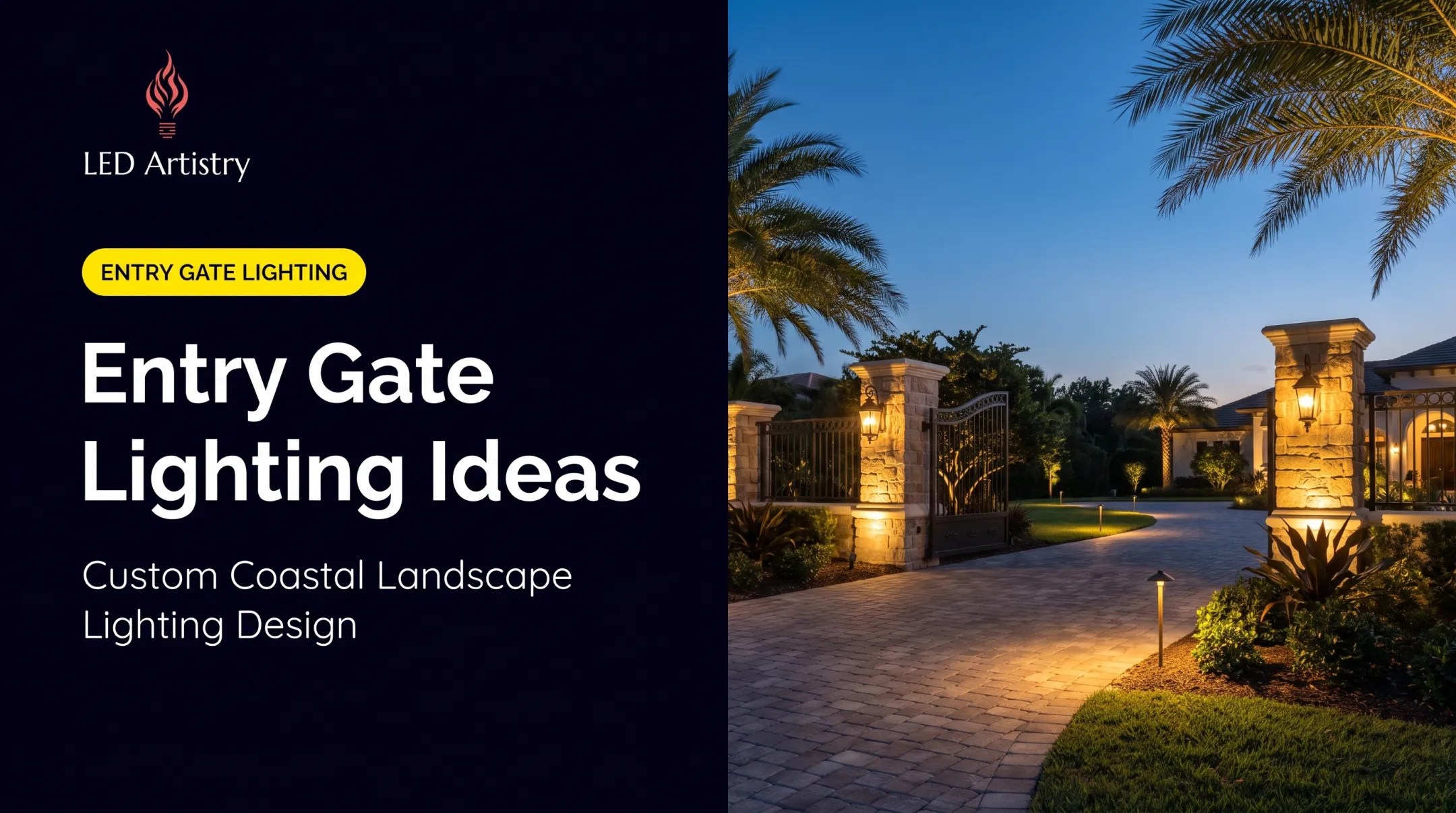 Entry Gate Lighting Ideas