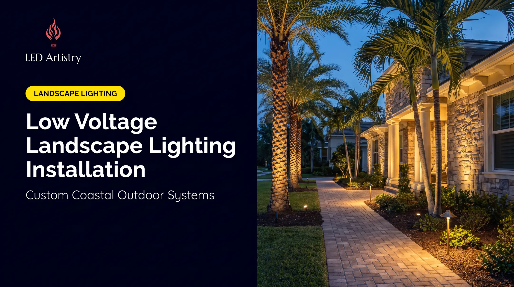 Low Voltage Landscape Lighting Installation