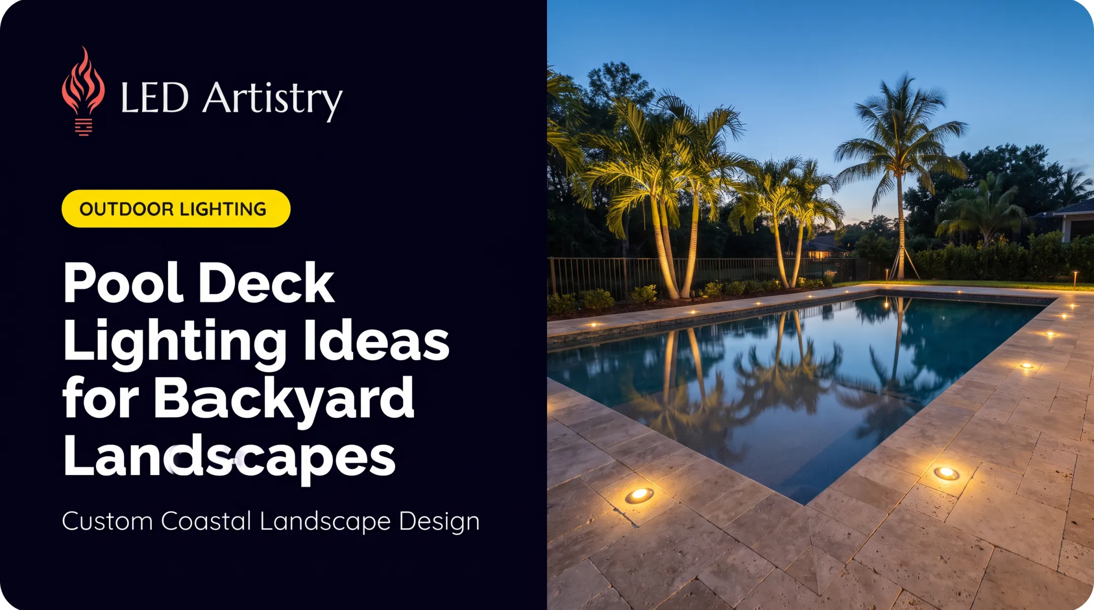 Pool Deck Lighting Ideas for Backyard Landscapes