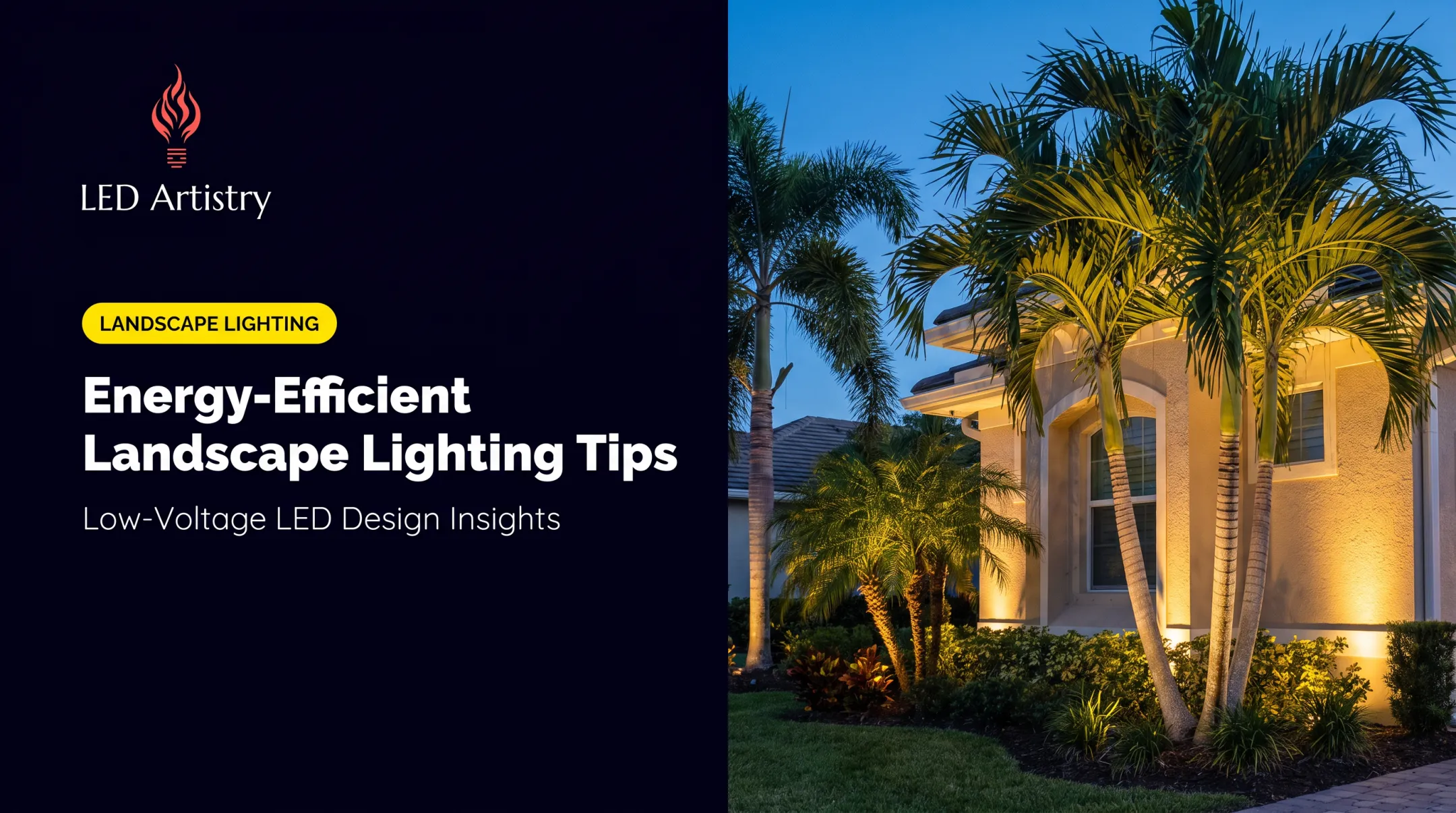 Energy-Efficient Landscape Lighting Tips