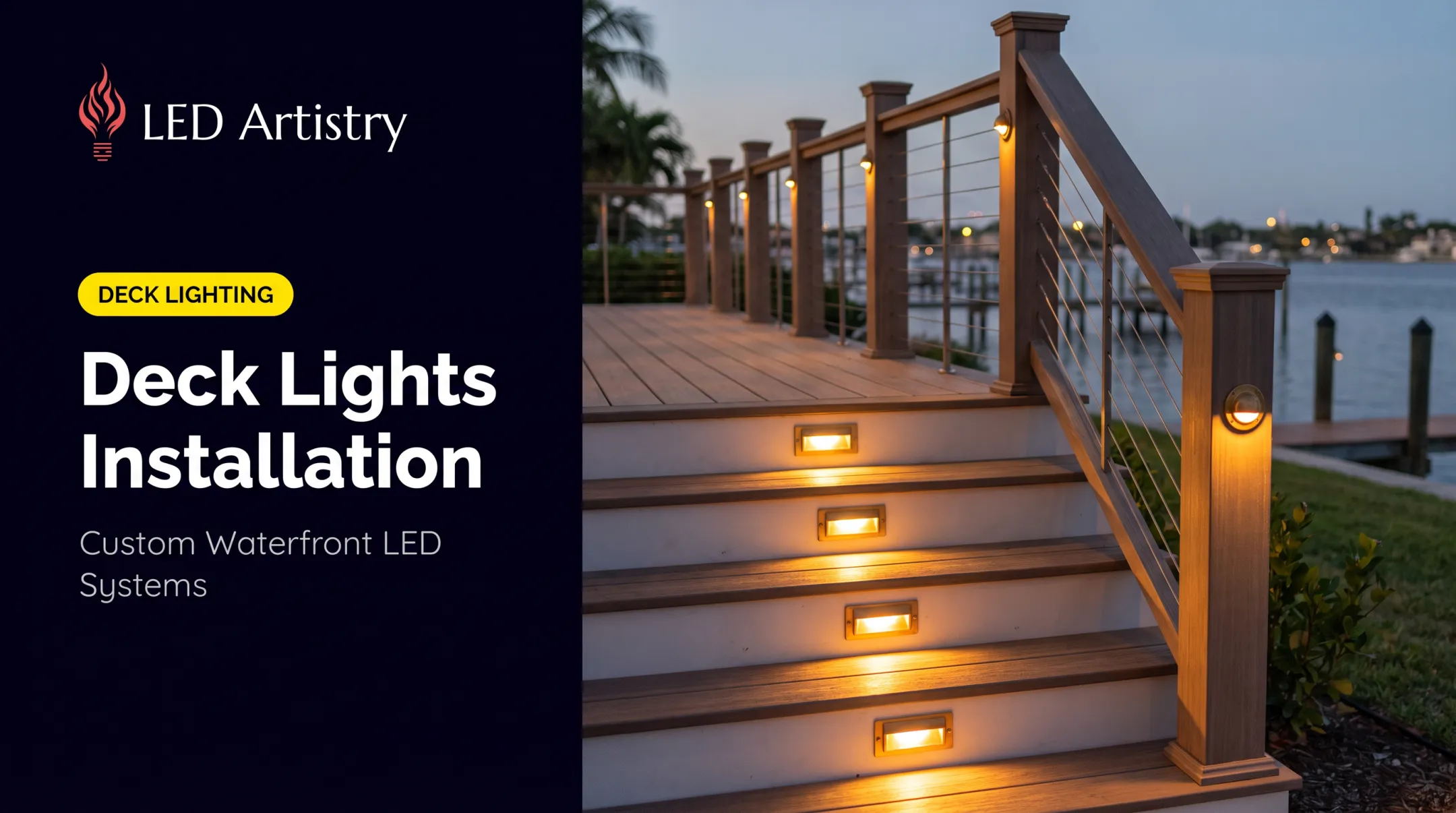 Deck Lights Installation