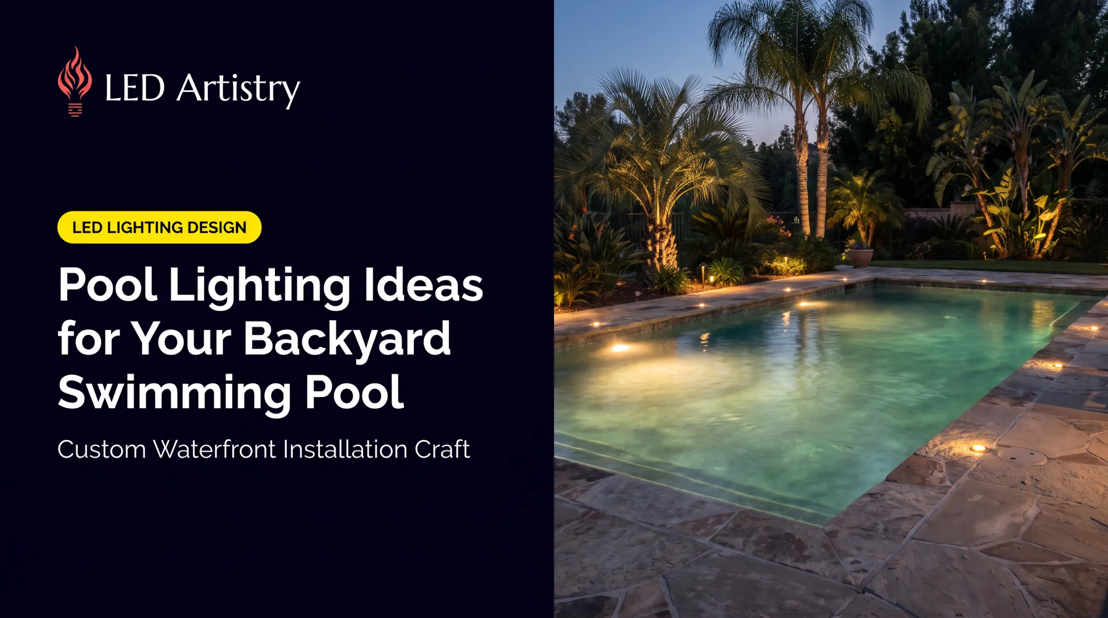Pool Lighting Ideas for Your Backyard Swimming Pool