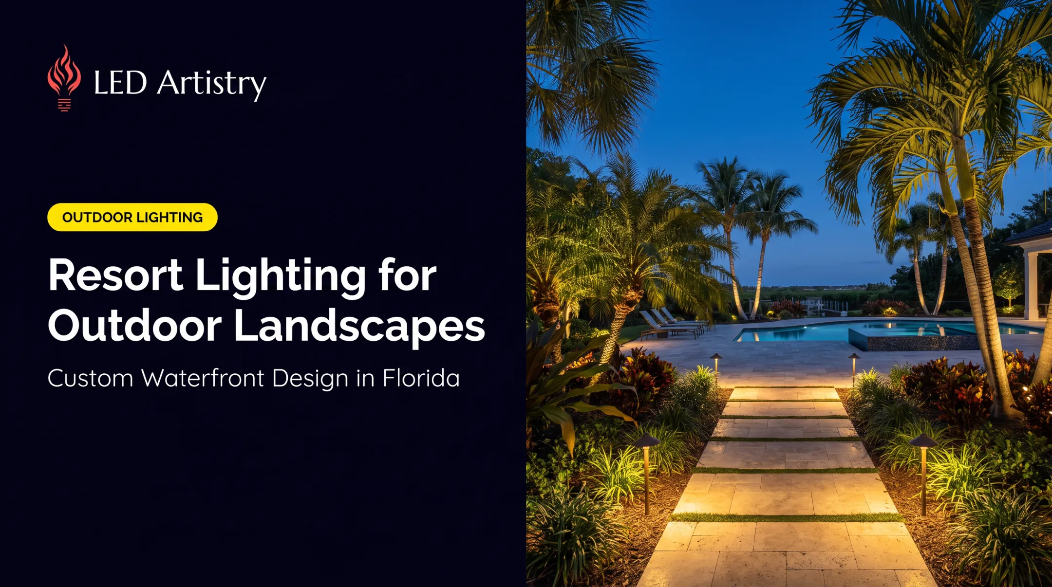 Resort Lighting for Outdoor Landscapes