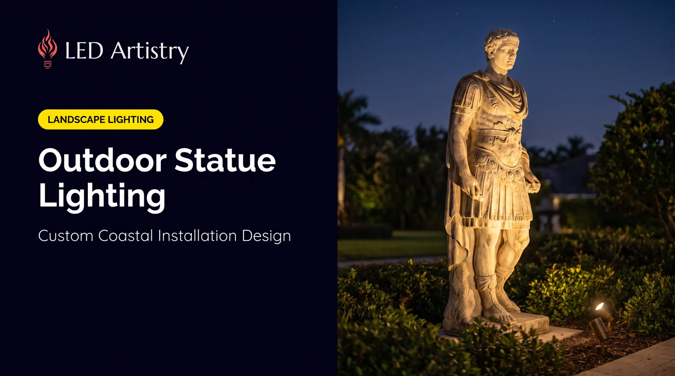 Outdoor Statue Lighting
