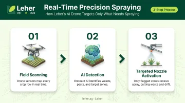 3-step real-time precision spraying detection and nozzle activation process flow