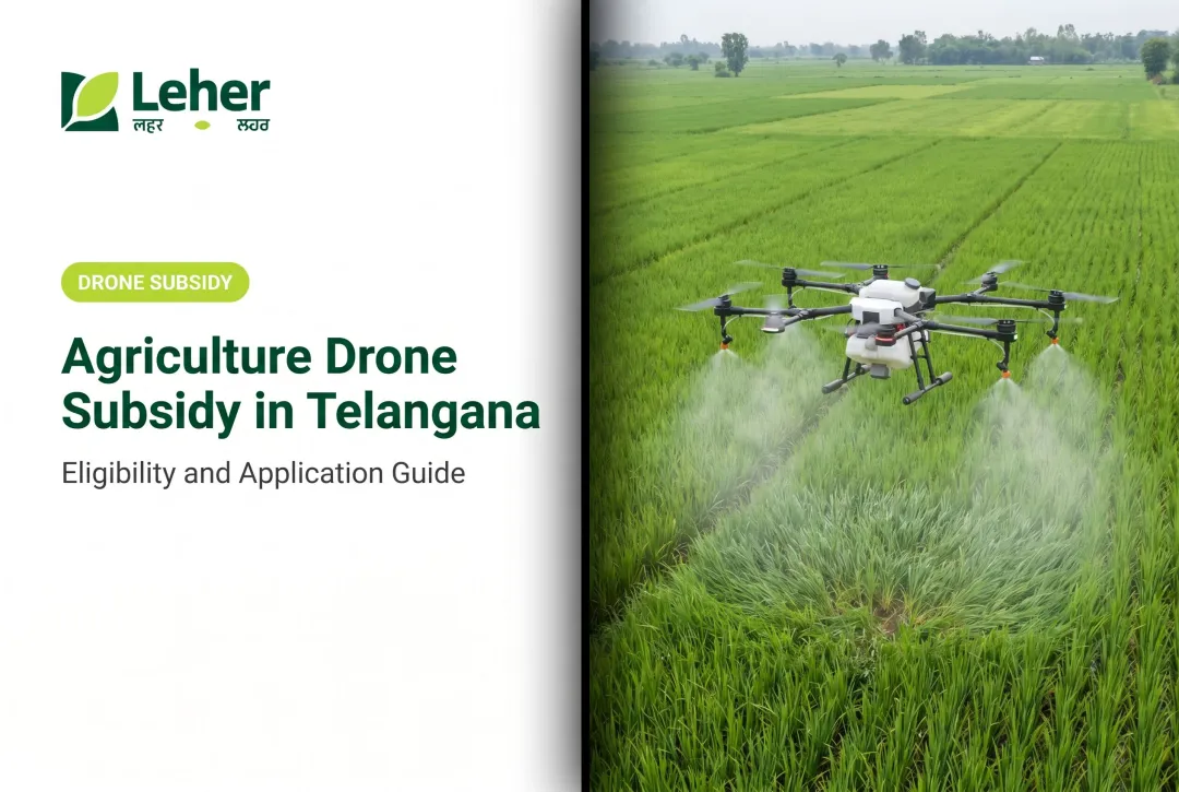 Agriculture Drone Subsidy in Telangana: Eligibility and Application Guide