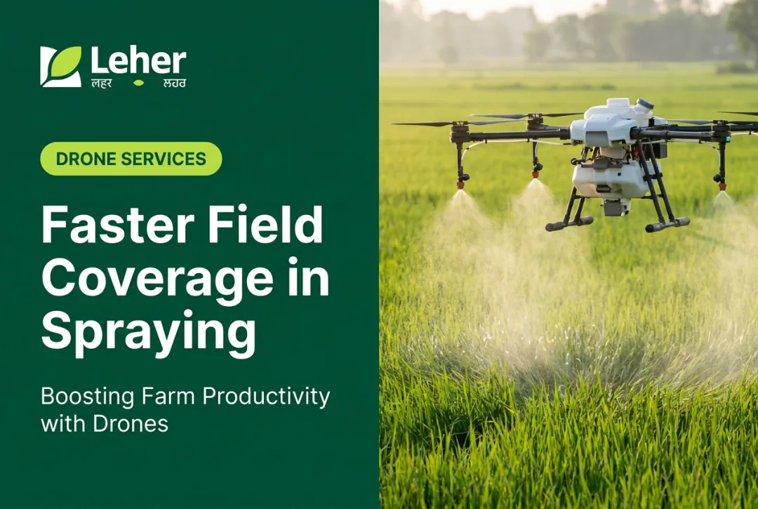 Faster Field Coverage in Spraying