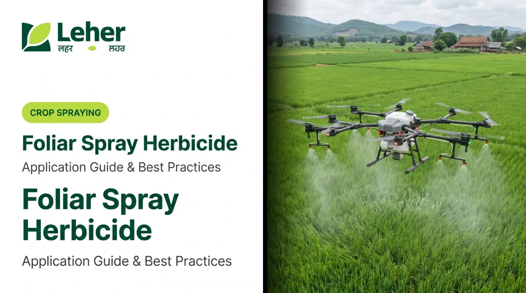 Foliar Spray Herbicide: Application Guide & Best Practices