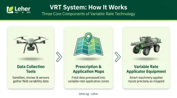 Three essential components of a variable rate technology system diagram