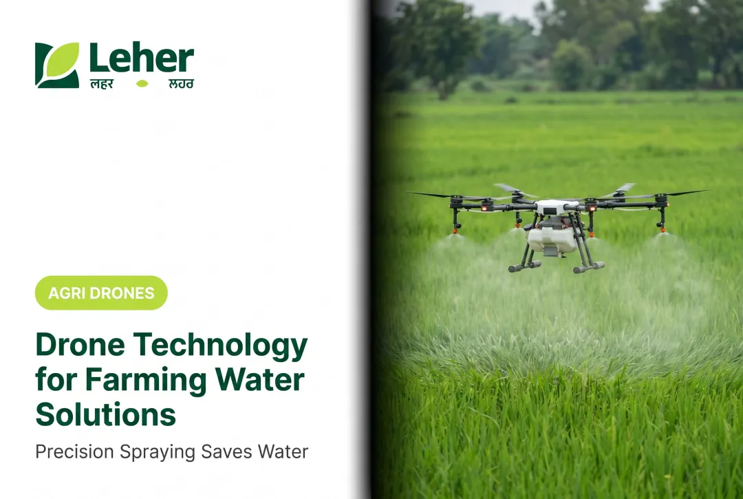 Drone Technology for Farming Water Solutions