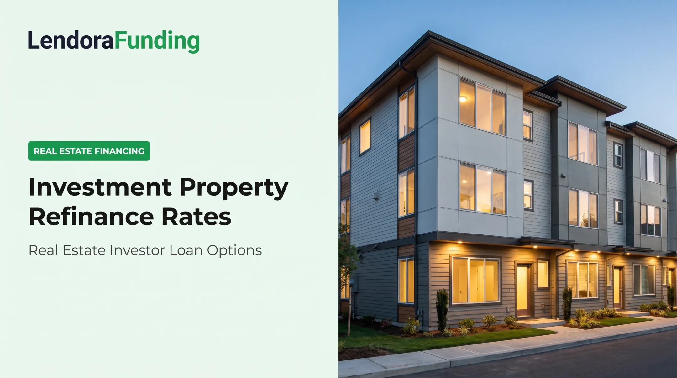 Investment Property Refinance Rates