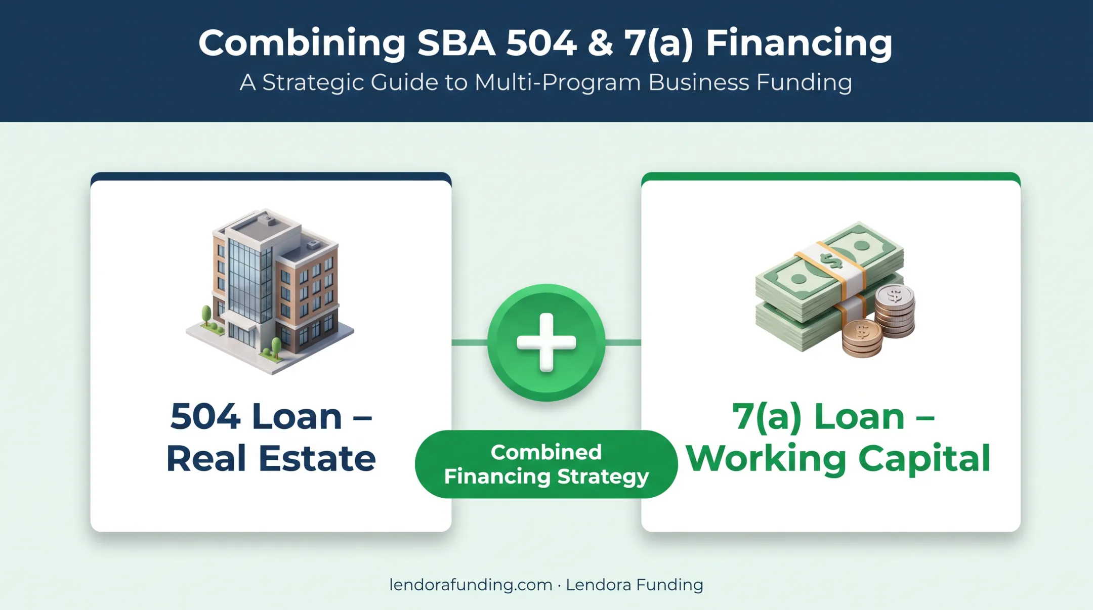Combining SBA 7a and 504 loans for building and working capital
