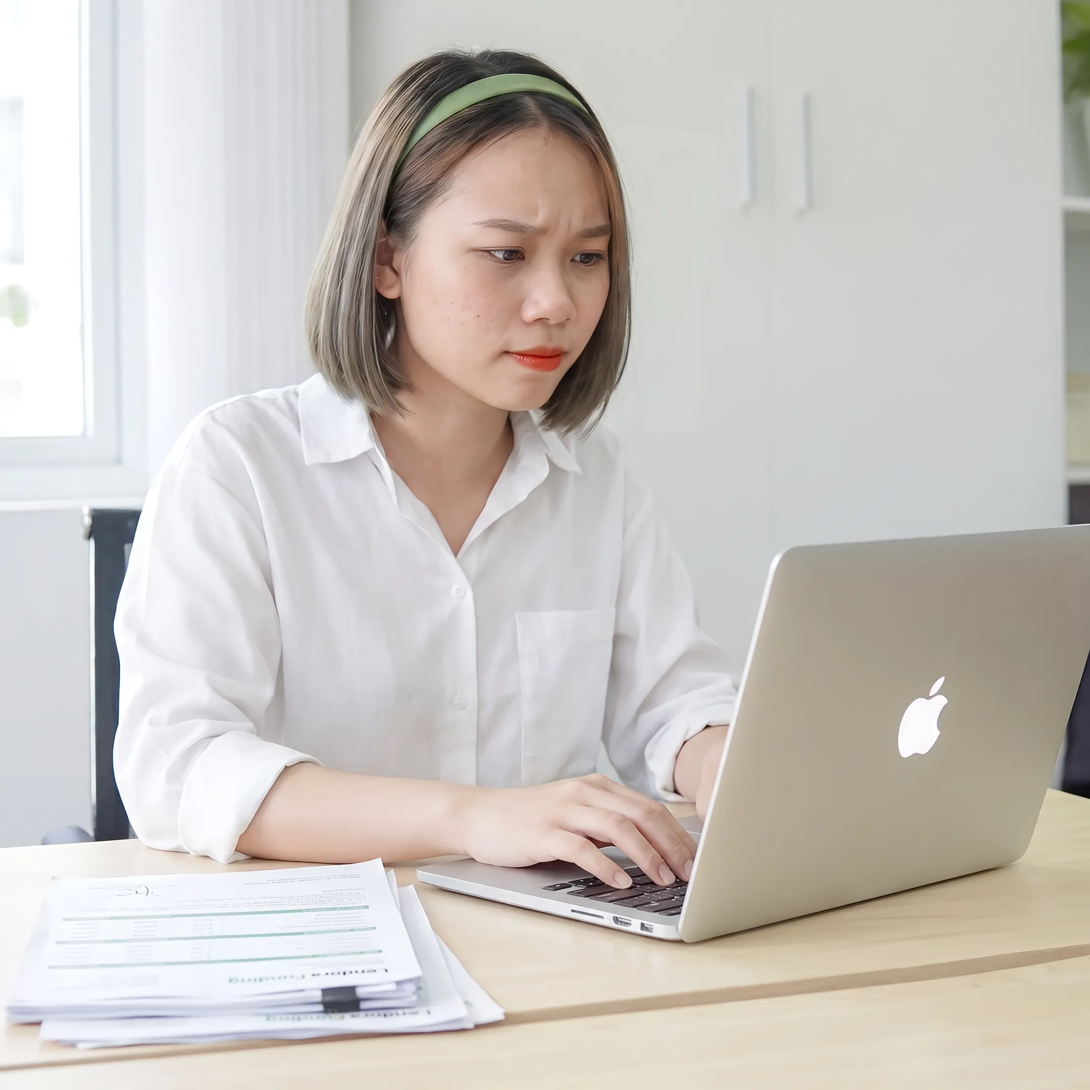 Business broker reviewing funding options with a client