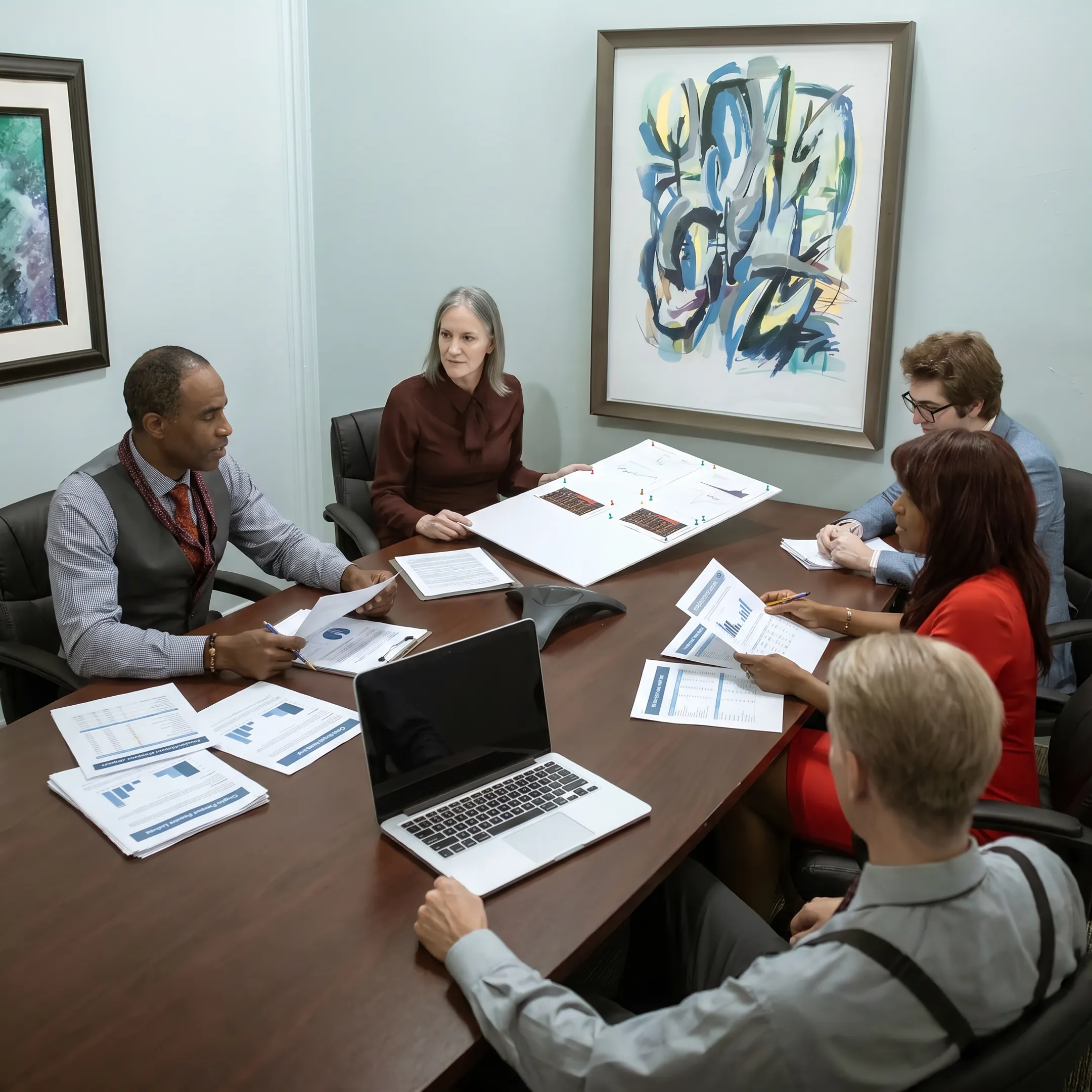 Real estate investor discussing rental portfolio financing