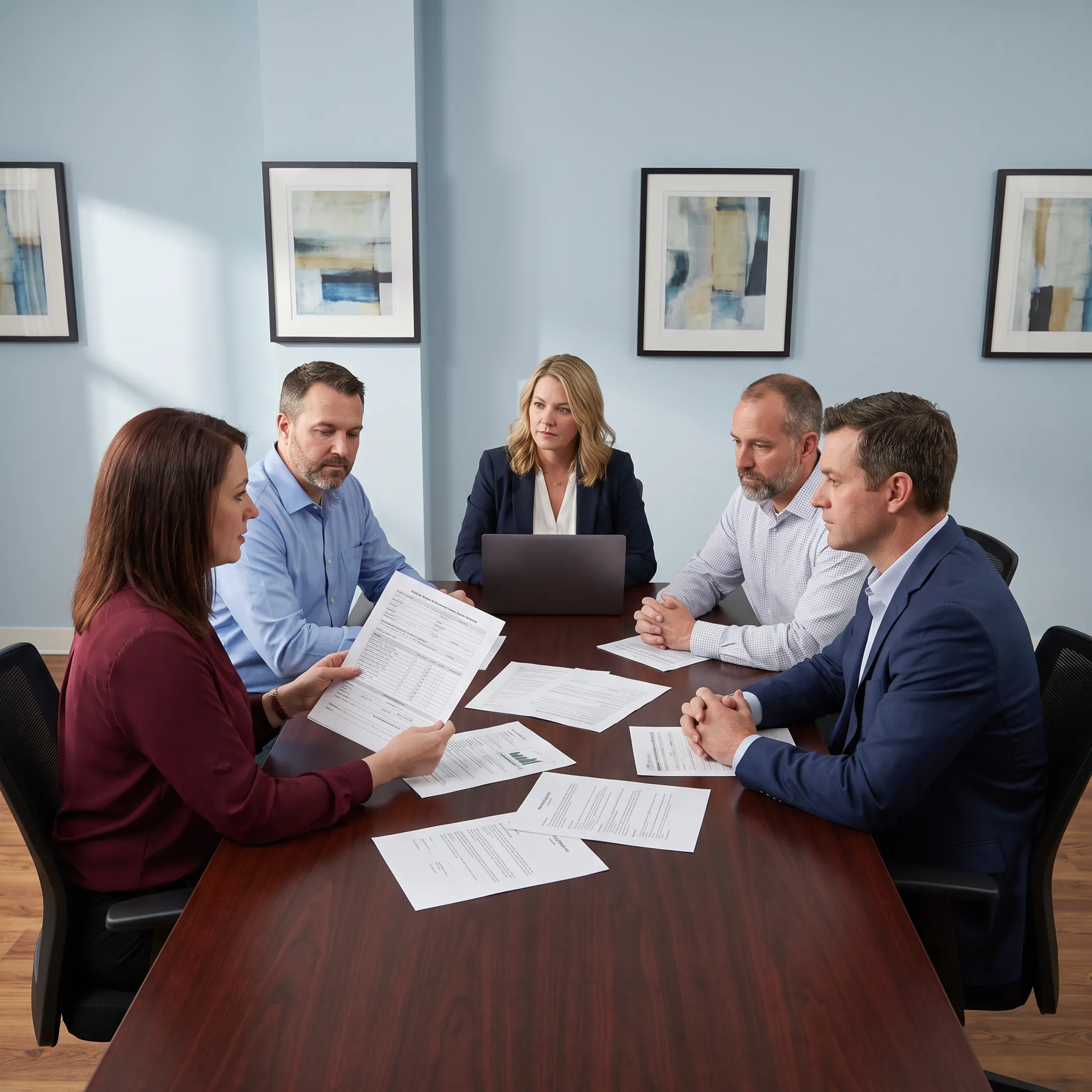 Indiana real estate investor reviewing property financing options with a funding specialist