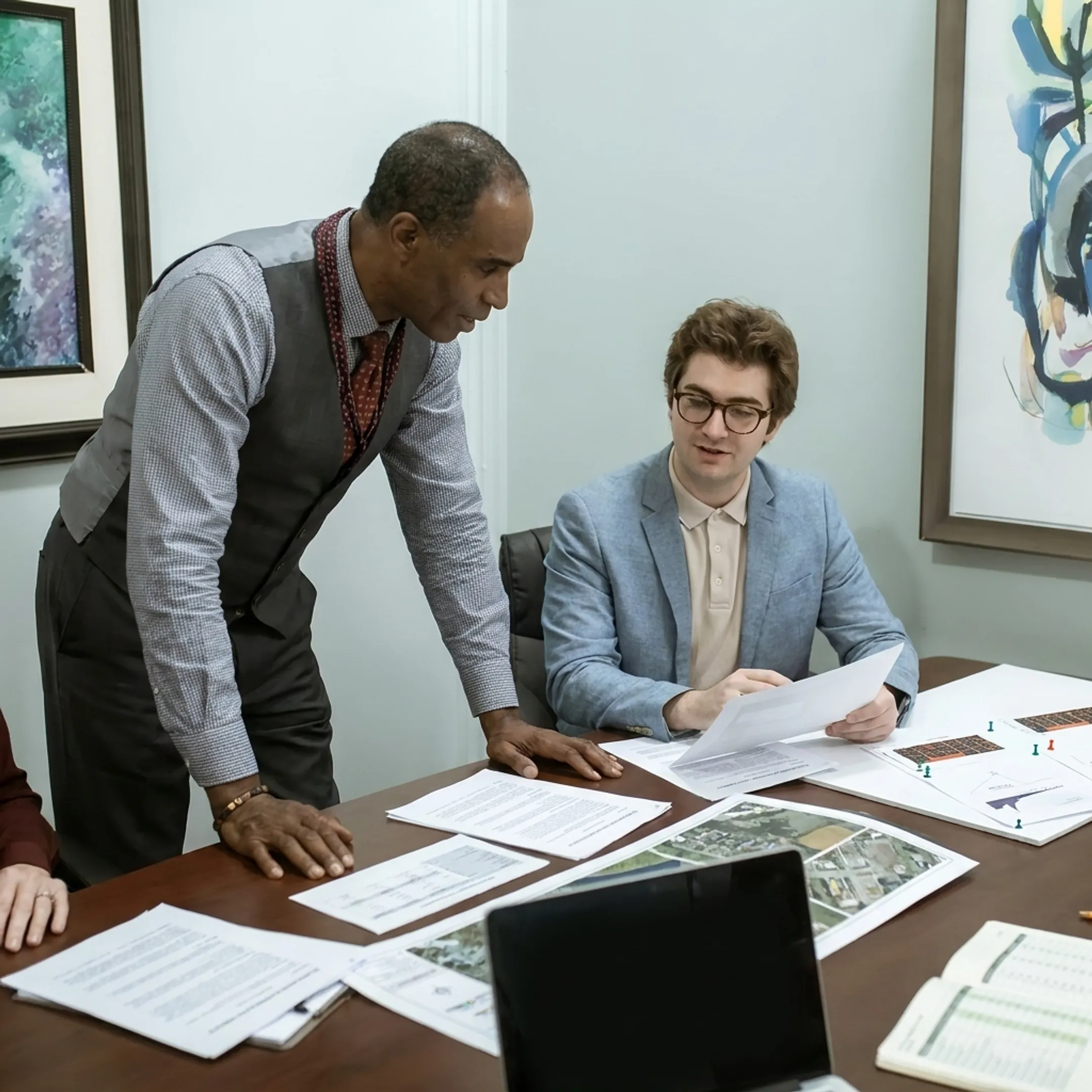 Florida property investor discussing financing options with a funding specialist