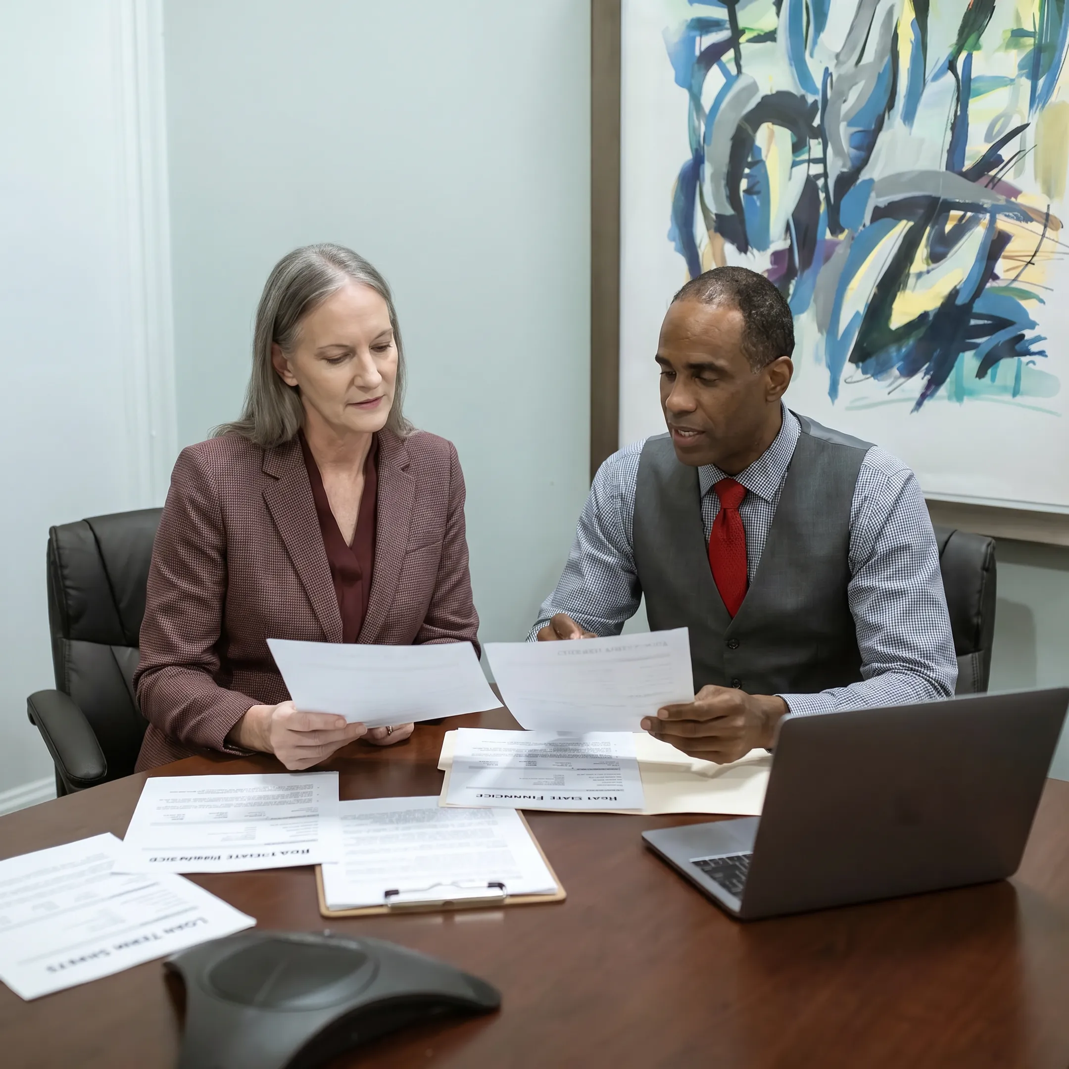 Funding specialist discussing Arkansas real estate loan options with an investor