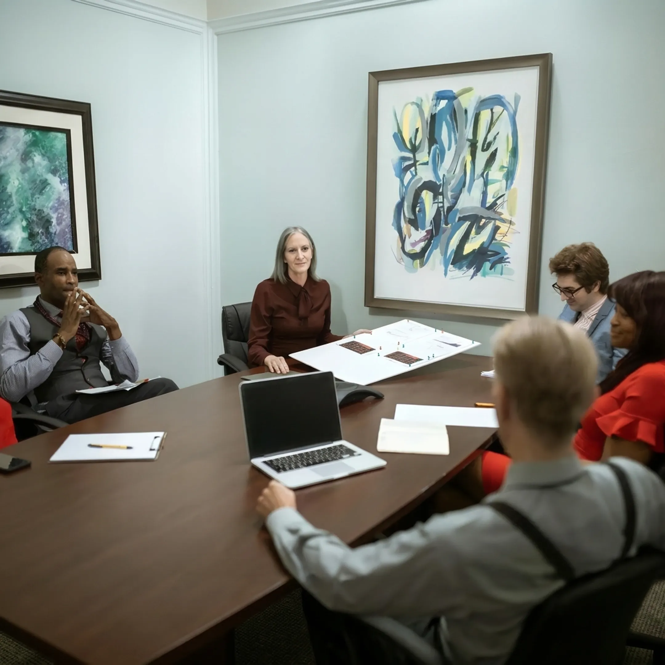 Advisor discussing rental property loan options with investor