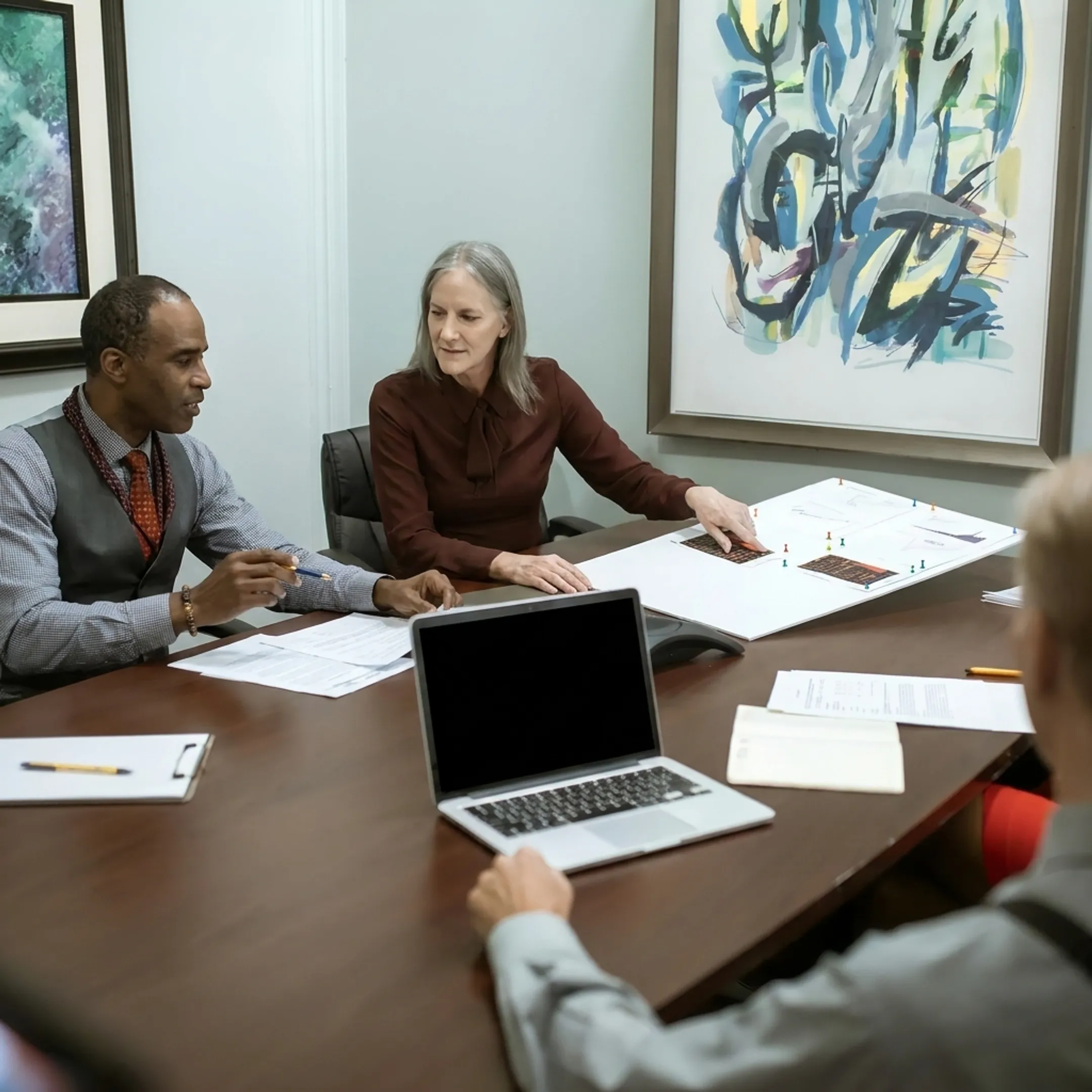 New Jersey real estate investor reviewing property financing documents