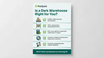 Dark warehouse investment readiness checklist five qualifying criteria for brands and operations