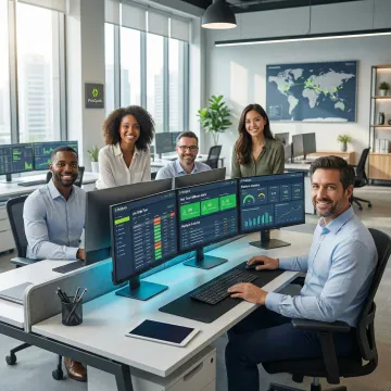 Operations team monitoring real-time order flow across quick commerce platforms