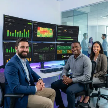 PickQuick team managing Blinkit Seller Hub operations with dashboards and inventory data