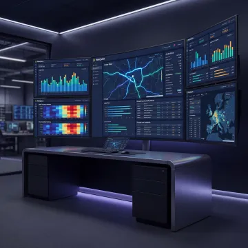 White label dark store order management platform dashboard showing real-time inventory and order tracking across multiple cities in India