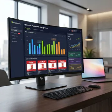 JioMart advertisement dashboard showing campaign performance metrics