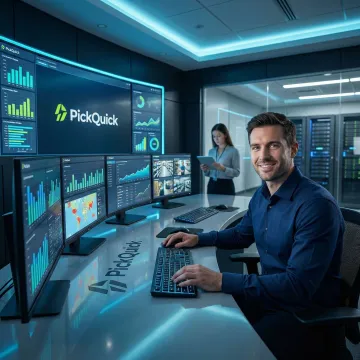 Advanced demand planning dashboard showing real-time inventory levels across multiple quick commerce dark stores