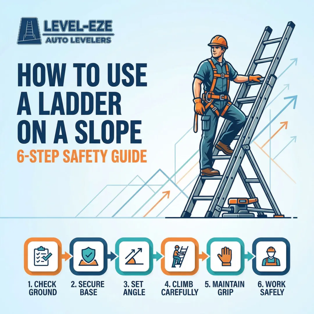 How to Use a Ladder on a Slope: 6-Step Safety Guide