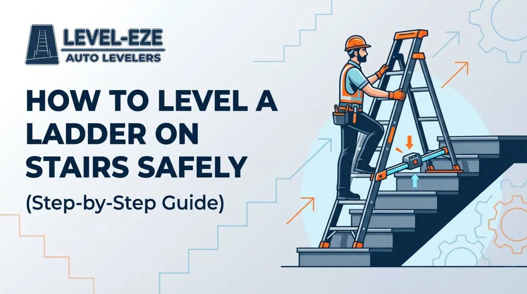 How to Level a Ladder on Stairs Safely (Step-by-Step Guide)