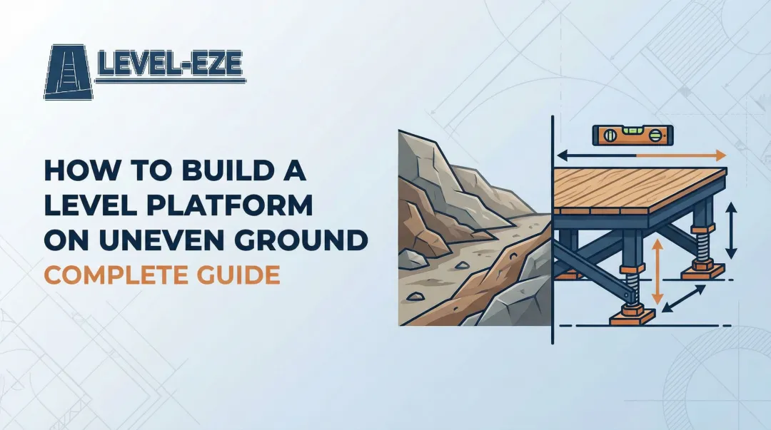 How to Build a Level Platform on Uneven Ground: Complete Guide