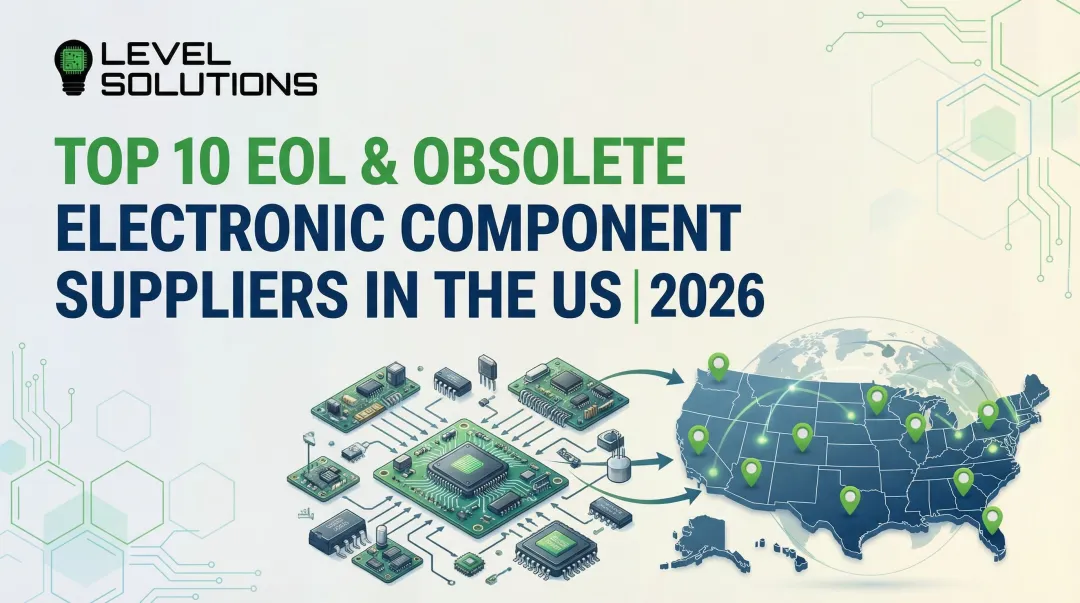 Cover image for Top 10 EOL & Obsolete Electronic Component Suppliers in the US | 2026