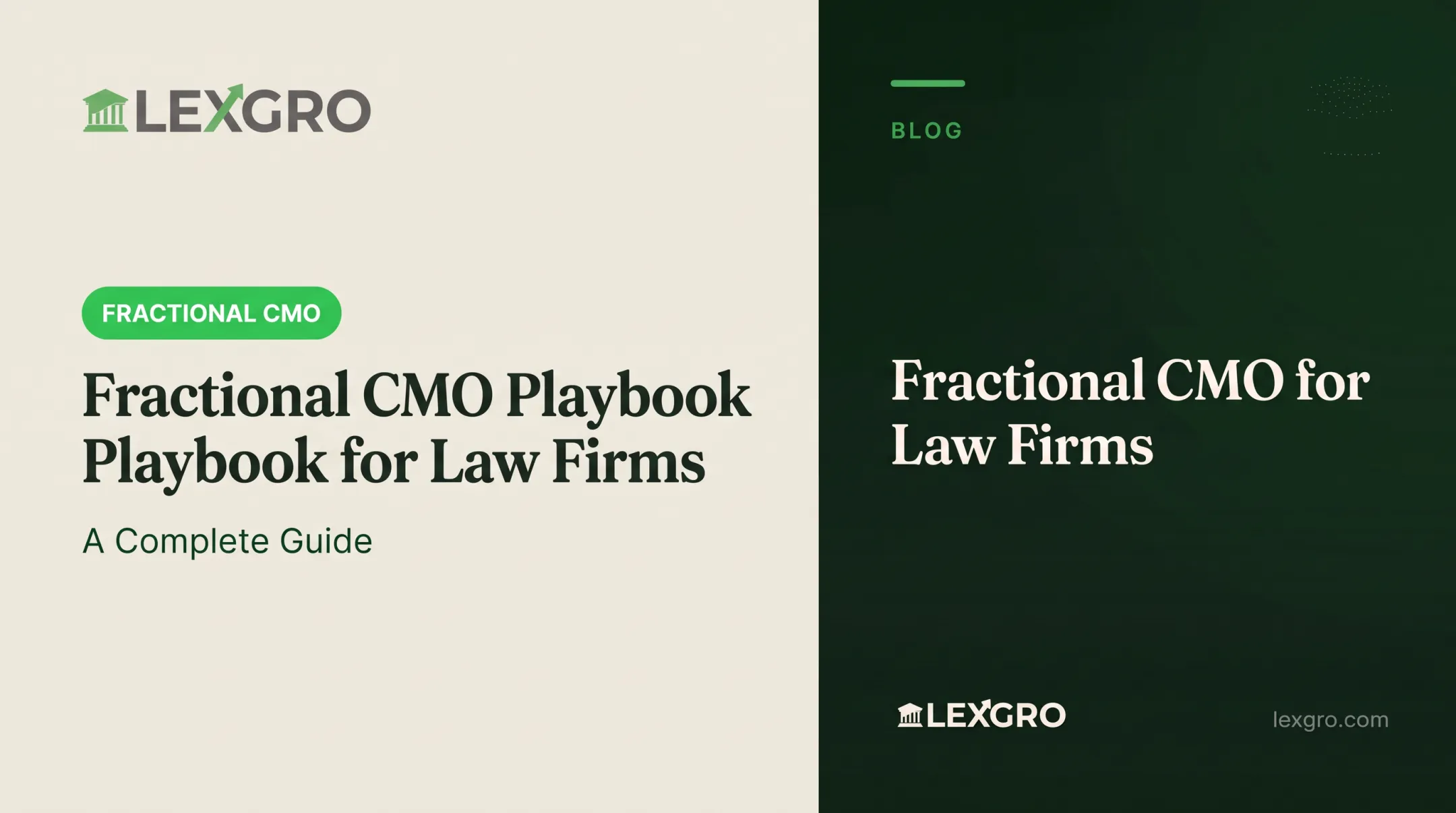 Fractional CMO Playbook for Law Firms: A Complete Guide