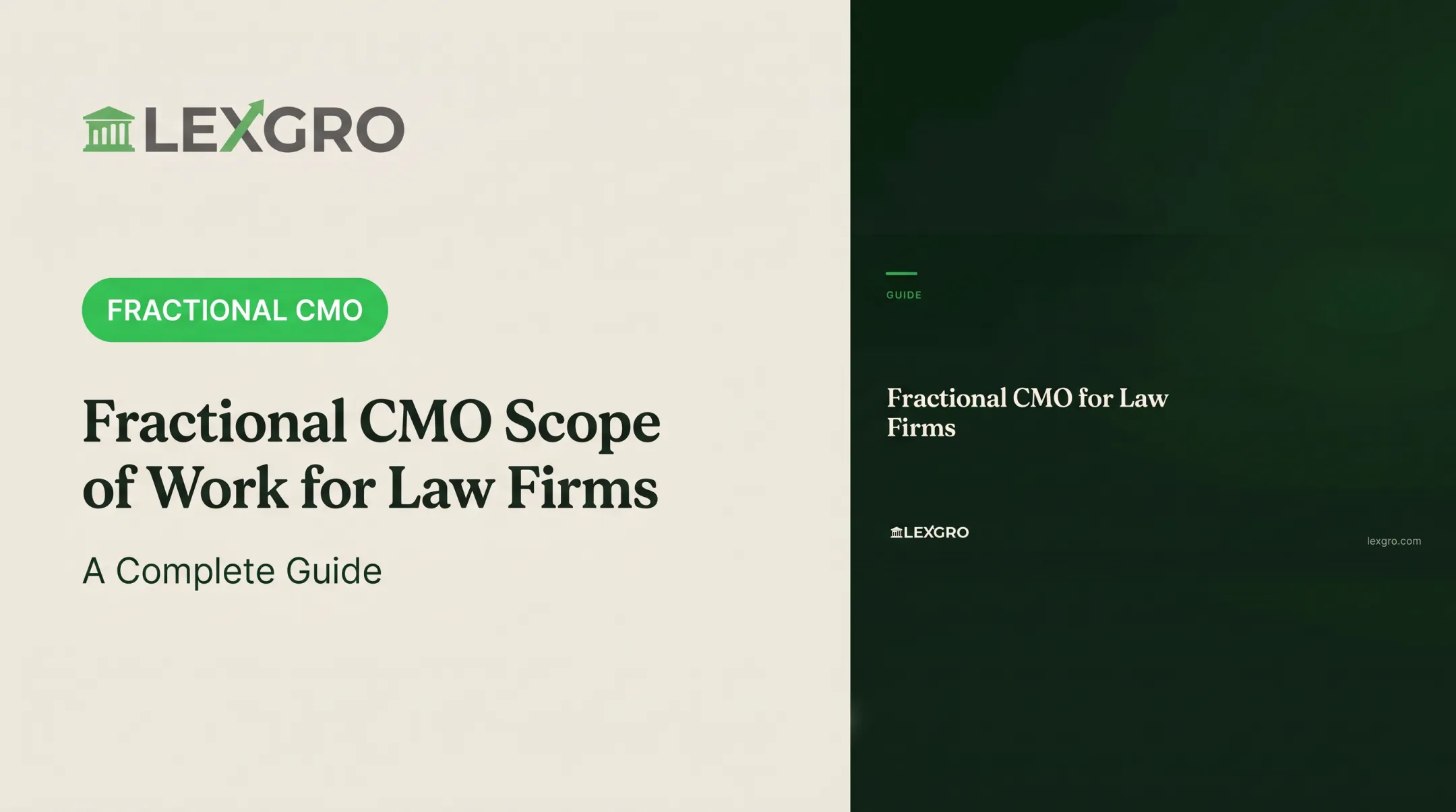 Fractional CMO Scope of Work for Law Firms: A Complete Guide