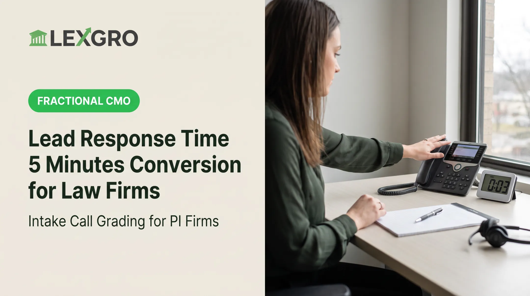 Lead Response Time 5 Minutes Conversion for Law Firms
